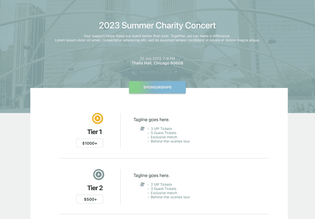 Event Page